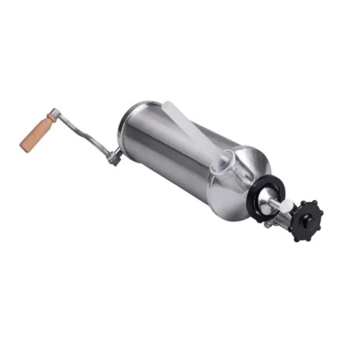 Вертикальний шприц для ковбаси 2.5 л з нержавіючої сталі шприц ковбасний 4 насадки 16788-5