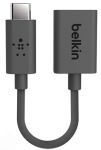 Адаптер Belkin USB-C > USB-AF, 0.14м, чорний