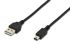 Кабель DIGITUS USB 2.0 (AM/mini B 5pin) 1.8м, чорний