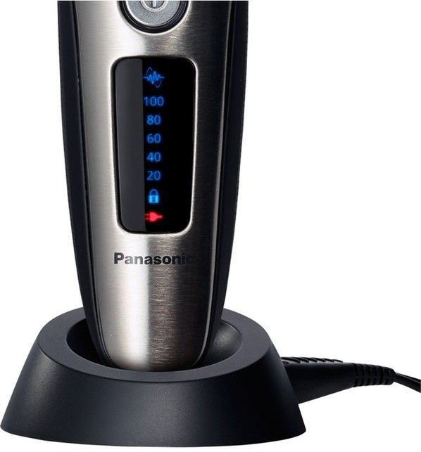 Бритва електр. Panasonic сіткова, 13000 об/хв,  бритв.головок-3, Li-Ion, сух.+волог., тример, сірий