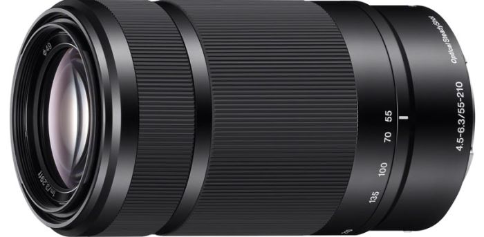 Об'єктив Sony 55-210mm Black , f/4.5-6.3 для камер NEX