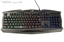 Клавиатура мембрана Genius Scorpion K-220, 104key, USB-A,  черный