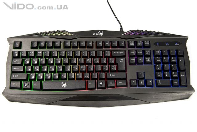 Клавиатура мембрана Genius Scorpion K-220, 104key, USB-A,  черный