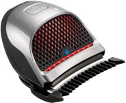 Машинка для стрижки Remington QuickCut Hairclipper, мережа+акум., роторний мотор, насадок-9, кейс, сталь, чорно-сріблястий
