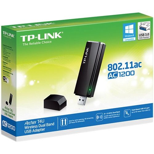 WiFi-адаптер TP-LINK Archer T4U AC1300, USB