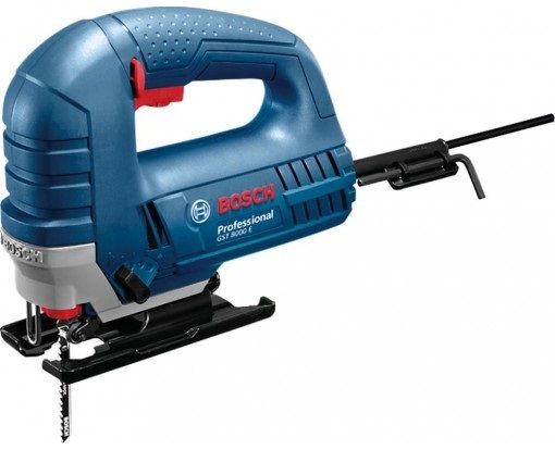 Лобзик Bosch GST 8000 E, 710Вт, 500-3100, об/мин, ход 20мм, 2.5кг
