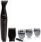 Тример Philips Multigroom series 1000, для бороди і вусів, 1хАА, насадок-4, сталь, чорний