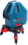 Нiвелiр лазерний Bosch Professional GLL 5-50X, до 50м, ±0.2мм/м, 3 проміня, сумка, перехiдник до штативу