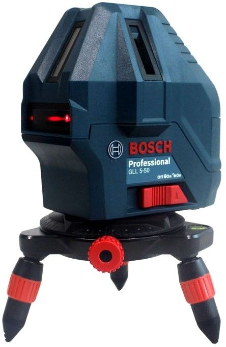 Нивелир лазерный BOSCH GLL 3-15X, до 15м, ±0.2мм/м, 3 луча + 1 точка отвеса