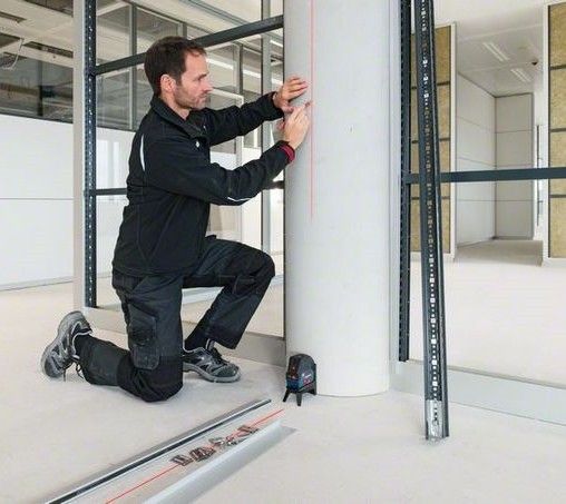 Нивелир лазерный Bosch GCL 2-15, до 15м, ±0.3мм/м, +RM1, 0.5кг