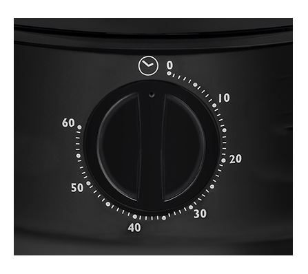 Пароварка Tefal Convenient, 900Вт, чаша-2.9/3.1л, резервуар для воды -1.5л, механическое управл., пластик, черный