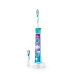 Щітка зубна електр. Philips, Sonicare For Kids, для дітей, 62т. колив/хв, насадок-2, Bluetooth, голубий
