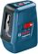 Нивелир лазерный Bosch GLL 3 X, до 15м, ±0.5мм/м, 0.5кг.