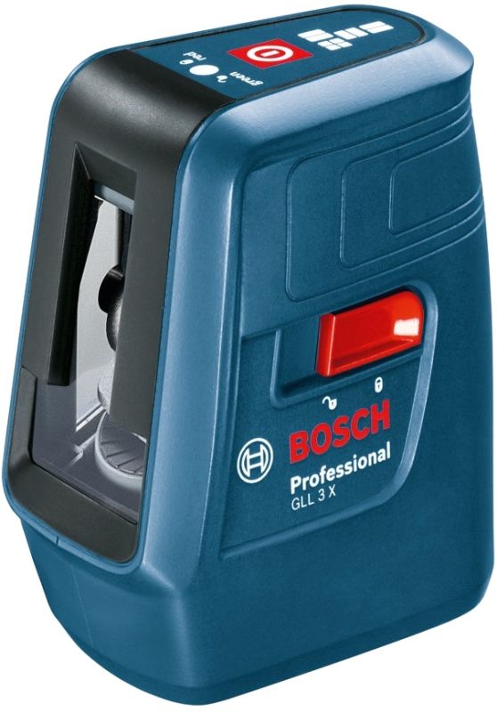 Нивелир лазерный Bosch GLL 3 X, до 15м, ±0.5мм/м, 0.5кг.