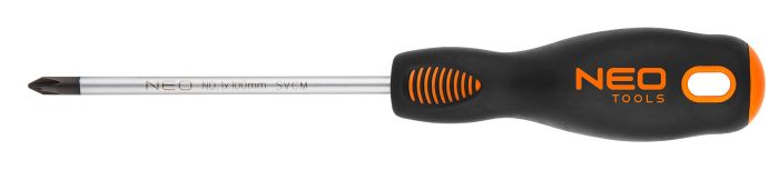 Отвертка Neo Tools, крестовая, PH1x100мм, сталь S2