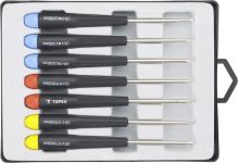 Викрутки TOPEX набір 7шт, прецизійні, SL,PH,Torx, сталь CrV