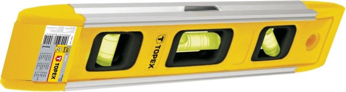 Уровень TOPEX Torpedo, 23см, 3 капсулы, пластмасса, магнитное основание
