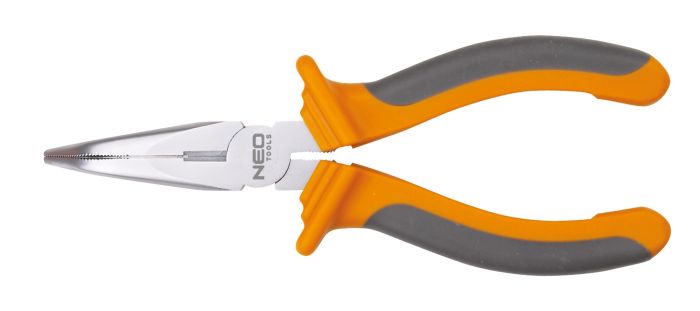 Плоскогубці подовжені вигнуті Neo Tools, 160мм, CrV
