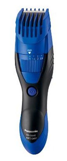 Триммер Panasonic для бороды и усов, акум., насадок-1, сталь, чорно-синий