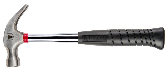 Молоток столярный TOPEX 450г 32см рукоятка металлическая прорезиненная