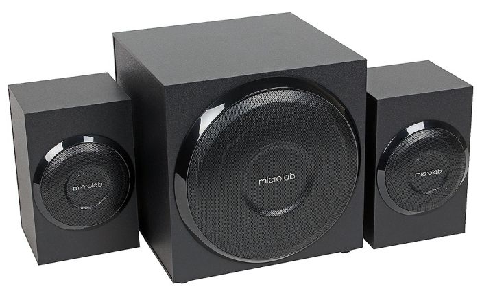 Акустична система MICROLAB  2.1, 10W, mini-jack, чорний Microlab M-110