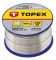 Припій олов'яний TOPEX Sn60Pb40 флюс SW26 дріт 0.7мм 100гр