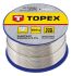Припой оловянный TOPEX, Sn60Pb40, флюс SW26B, проволока 1мм, 100гр