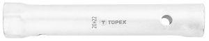 Ключ торцевий TOPEX, трубчастий, двосторонній, 160мм, 20х22мм