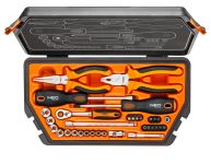 Набір інструментів Neo Tools, 33шт, універсальний, CrV та S2