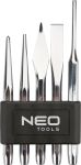 Пробійник і керн Neo Tools, (зубил і доліт), набір 5шт