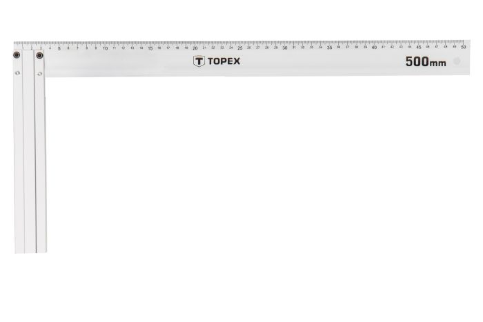 Кутник будівельний TOPEX, алюмінієвий, 500x235мм