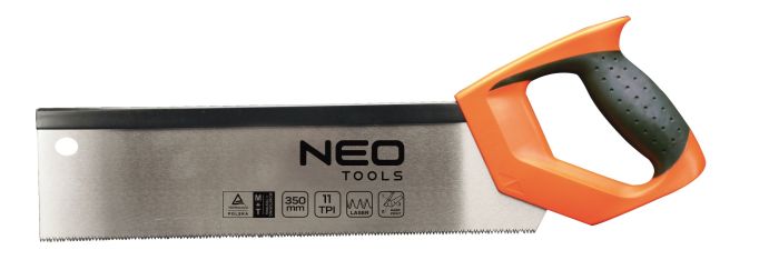 Ножовка для стусла Neo Tools, 350мм, 11TPI