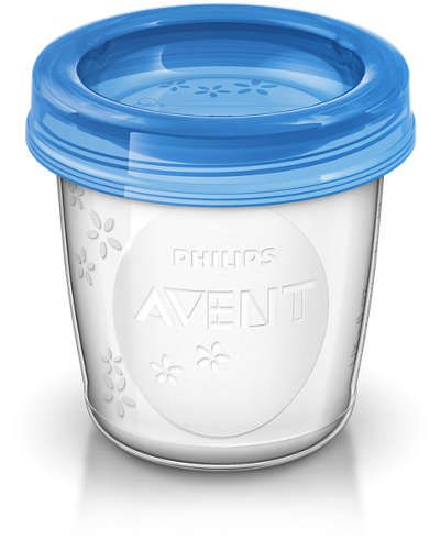 Контейнери для зберігання грудного молока Avent 180мл, 5шт