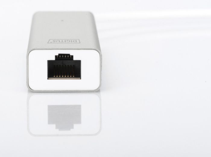 Хаб DIGITUS USB-A > 3xUSB-A/RJ45
