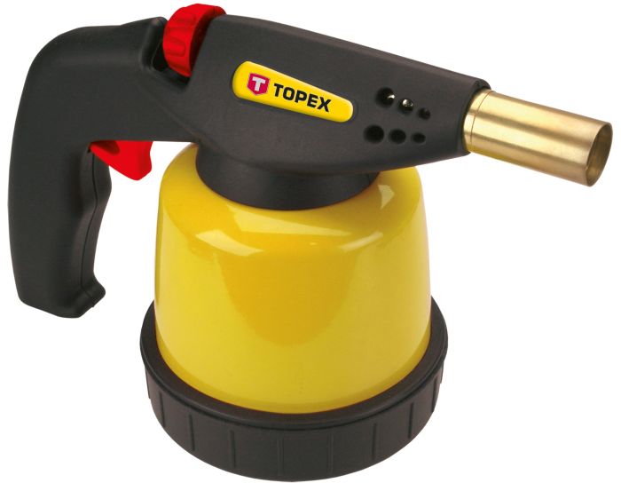 Лампа паяльная газовая TOPEX, 1350°C, 1.9кВт, пьезоподжиг, регулировка пламени
