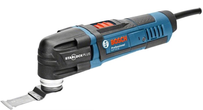 Многофункциональный инструмент реноватор Bosch GOP 30-28, 300Вт, 8000-20000об/мин, 1.5кг
