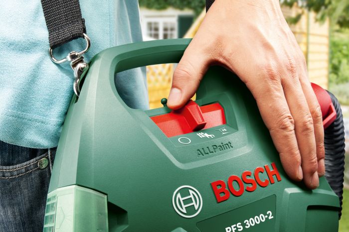 Фарборозпилювач Bosch PFS 3000-2 650Вт 300мл/хв контейнер 1л 2м кв·хв 2.8кг
