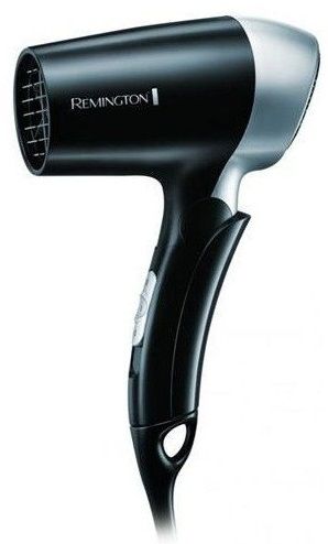 Фен Remington дорожный On The Go, 1400Вт, режимов-2, складная ручка, черный