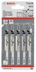 Полотно пиляльне для електролобзика Bosch Professional по дереву, набір 10шт