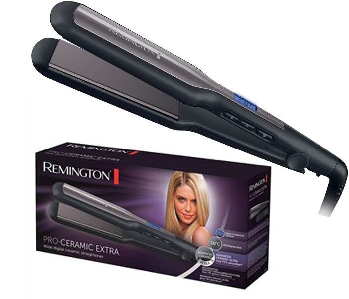 Випрямитель Remington Pro-Ceramic Extra, >300Вт, 150-230С, дисплей, чехол, керамика, черный