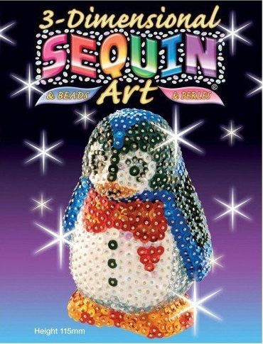 Набор для творчества Sequin Art 3d Пингвин