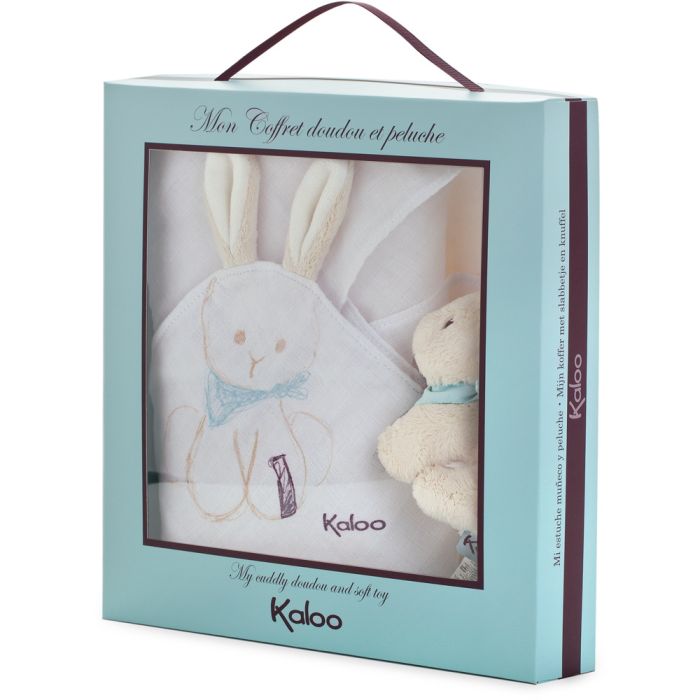 Подарочный набор Kaloo Les Amis Одеялко с игрушкой Кролик