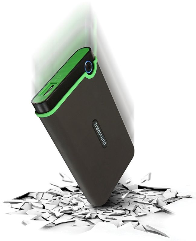 Портативний жорсткий диск Transcend 2TB USB 3.1 StoreJet 25M3 Сірий
