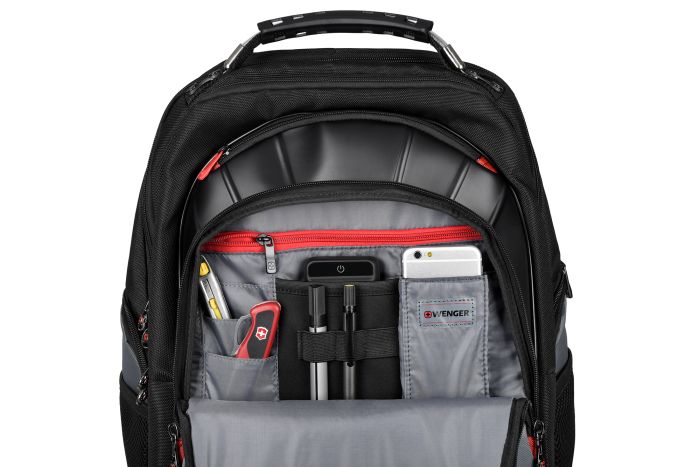 Рюкзак для ноутбука, Wenger Pegasus 17", чёрно-серый