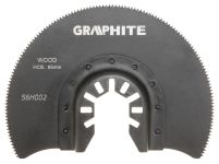 Насадка для багатофункціонального інструменту GRAPHITE, диск пильний, 85мм, HCS по дереву