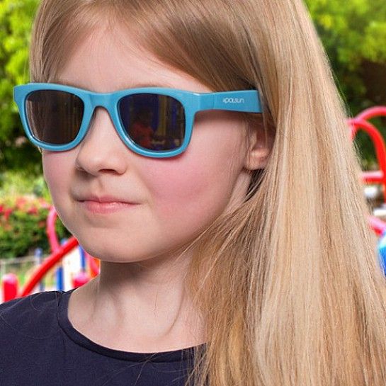 Детские солнцезащитные очки Koolsun Wave, 3-10р, голубой
