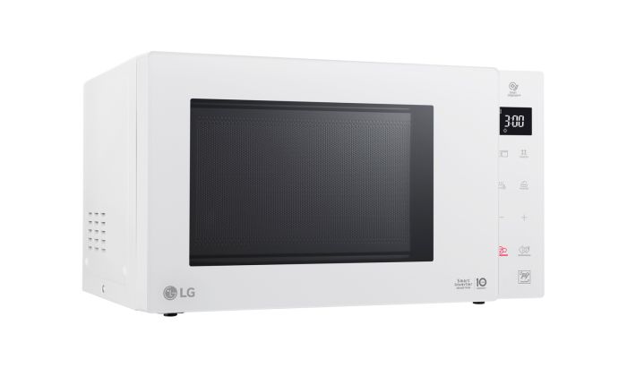 Мікрохвильова піч LG, 23л, електрон. керування, 1000Вт, дисплей, білий