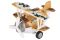 Самолет металический инерционный Same Toy Aircraft свет, музыка, коричневый