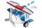 Літак металевий інерційний Same Toy Aircraft синій