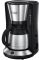 Кофеварка Russell Hobbs капельная  Adventure, 1л, молотый, черно-серебристый